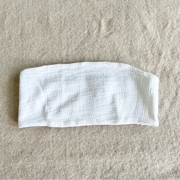 Bahhgoose bandeau top in white - Picture 2 of 6